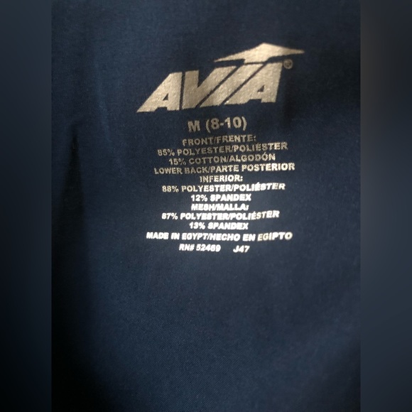 5/25 SALE 🌸🌸🌸Avisa womens workout razor back tank in navy blue size medium - Picture 4 of 5